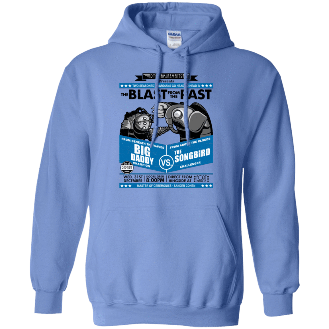 Sweatshirts Carolina Blue / Small THE BLAST FROM THE PAST Pullover Hoodie