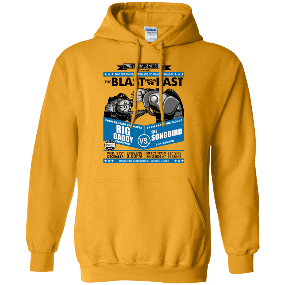 Sweatshirts Gold / Small THE BLAST FROM THE PAST Pullover Hoodie