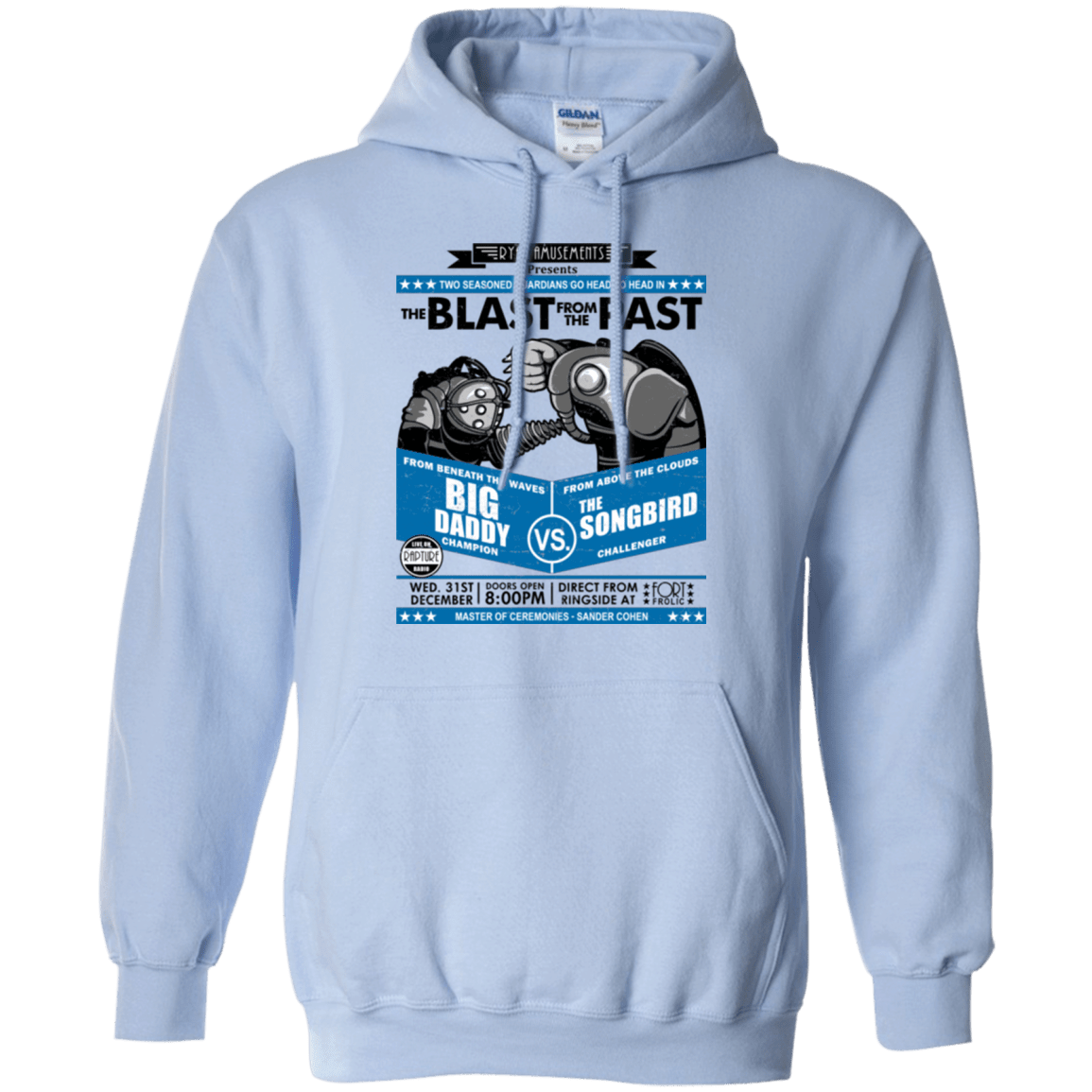 Sweatshirts Light Blue / Small THE BLAST FROM THE PAST Pullover Hoodie