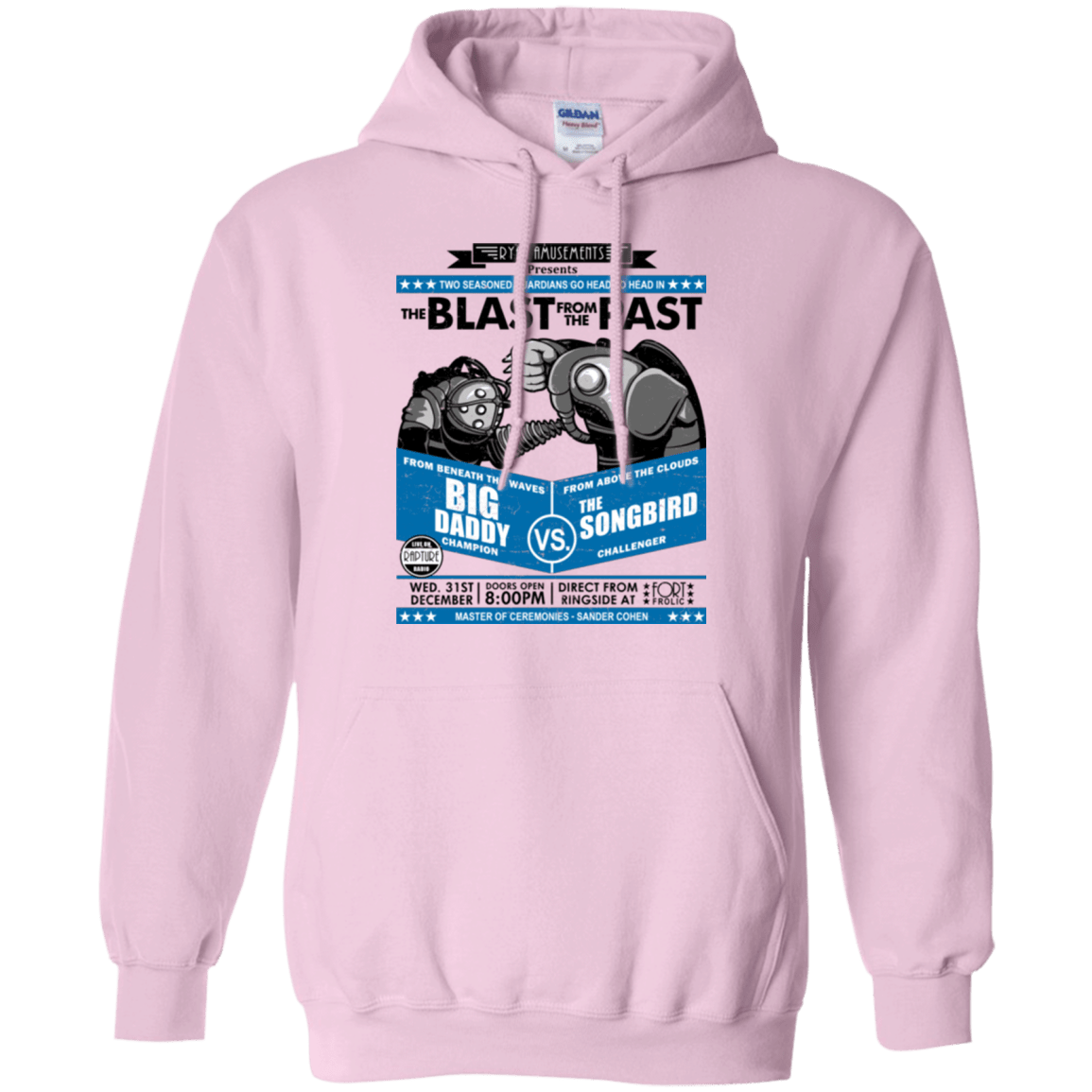 Sweatshirts Light Pink / Small THE BLAST FROM THE PAST Pullover Hoodie