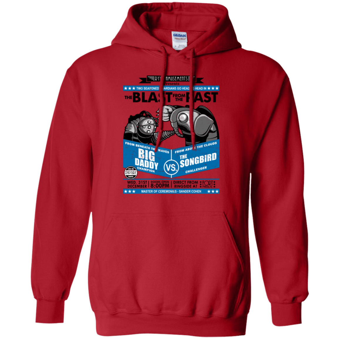 Sweatshirts Red / Small THE BLAST FROM THE PAST Pullover Hoodie