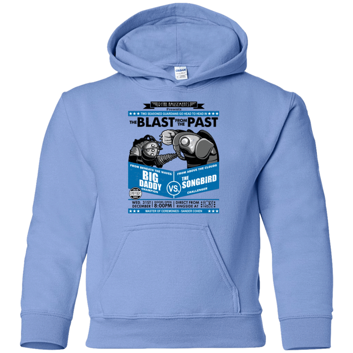 Sweatshirts Carolina Blue / YS THE BLAST FROM THE PAST Youth Hoodie