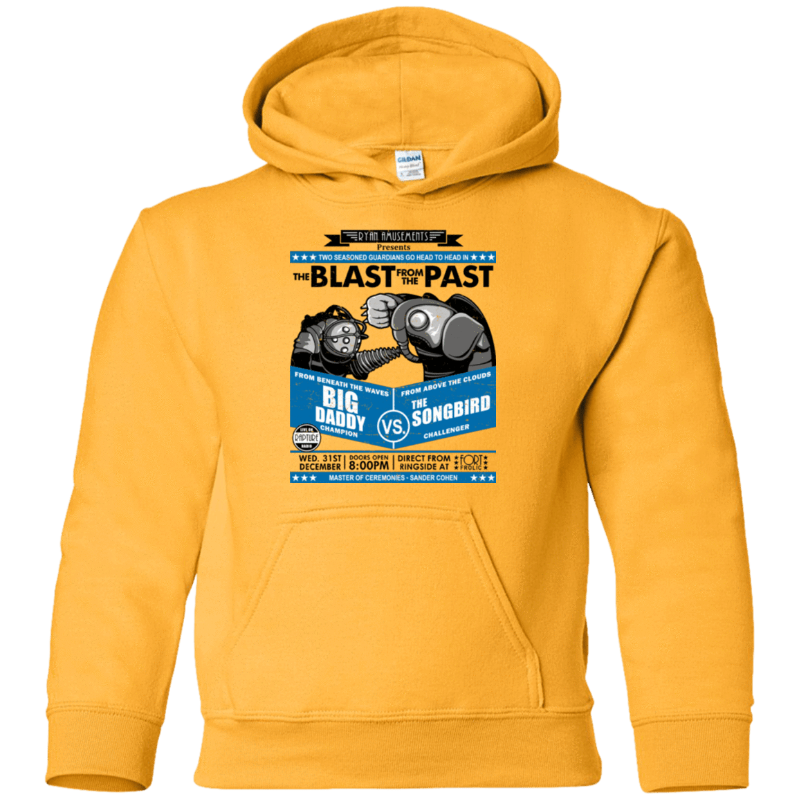 Sweatshirts Gold / YS THE BLAST FROM THE PAST Youth Hoodie