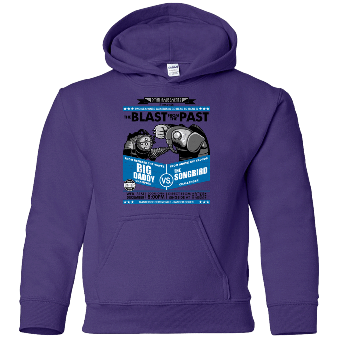 Sweatshirts Purple / YS THE BLAST FROM THE PAST Youth Hoodie