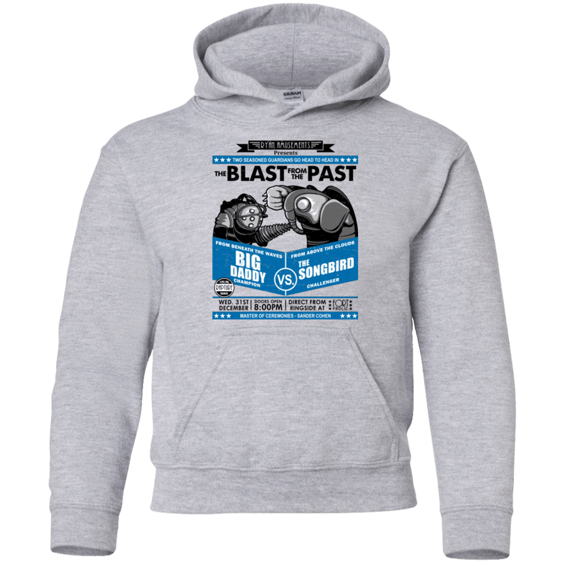 Sweatshirts Sport Grey / YS THE BLAST FROM THE PAST Youth Hoodie