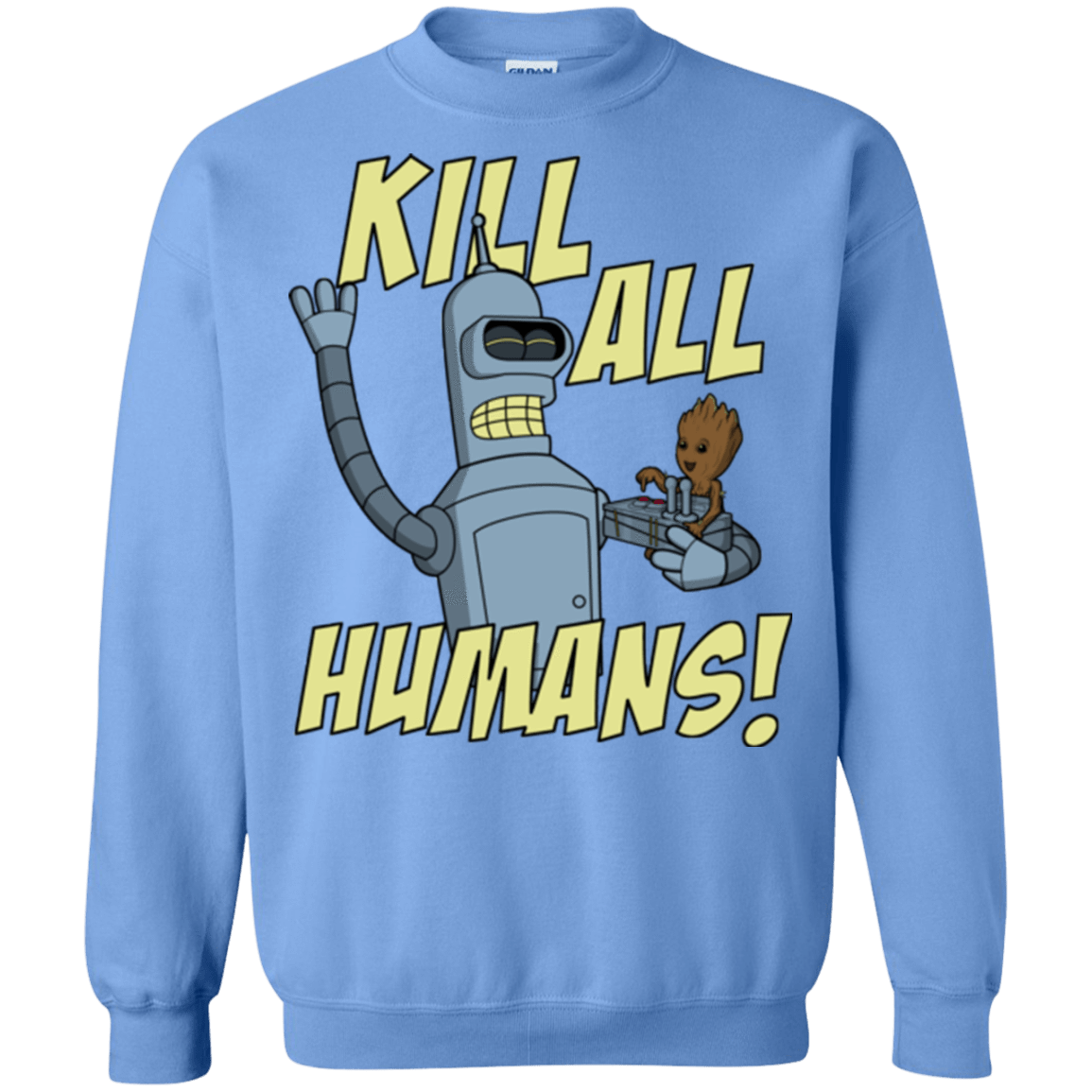 Sweatshirts Carolina Blue / Small The Button Friends Crewneck Sweatshirt