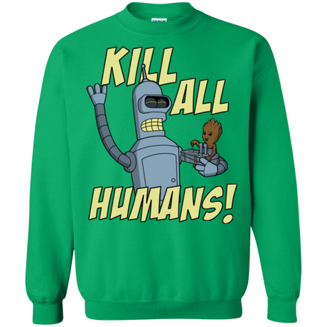 Sweatshirts Irish Green / Small The Button Friends Crewneck Sweatshirt