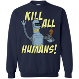 Sweatshirts Navy / Small The Button Friends Crewneck Sweatshirt