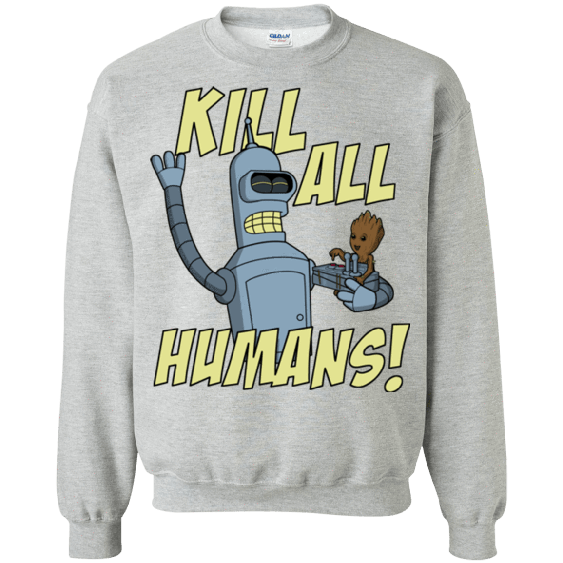 Sweatshirts Sport Grey / Small The Button Friends Crewneck Sweatshirt