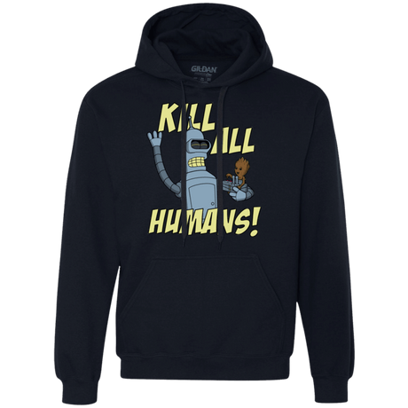 Sweatshirts Navy / Small The Button Friends Premium Fleece Hoodie