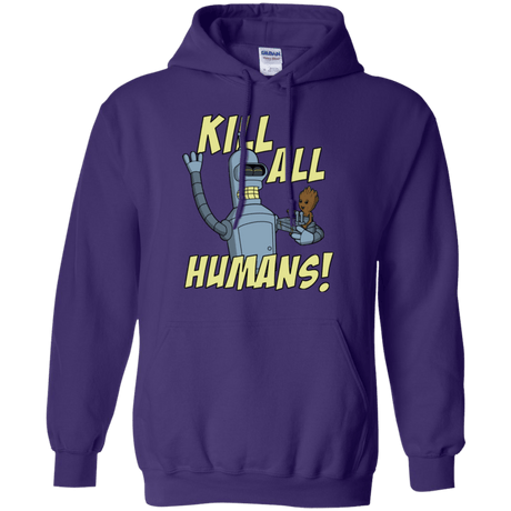 Sweatshirts Purple / Small The Button Friends Pullover Hoodie