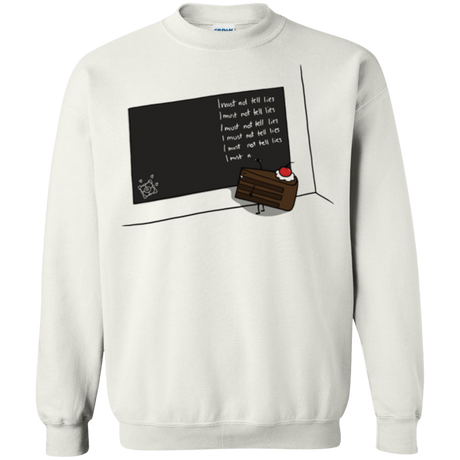 Sweatshirts White / Small The Cake is a Lie Crewneck Sweatshirt