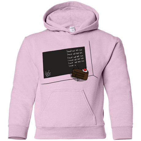 Sweatshirts Light Pink / YS The Cake is a Lie Youth Hoodie