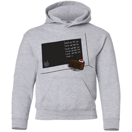 Sweatshirts Sport Grey / YS The Cake is a Lie Youth Hoodie
