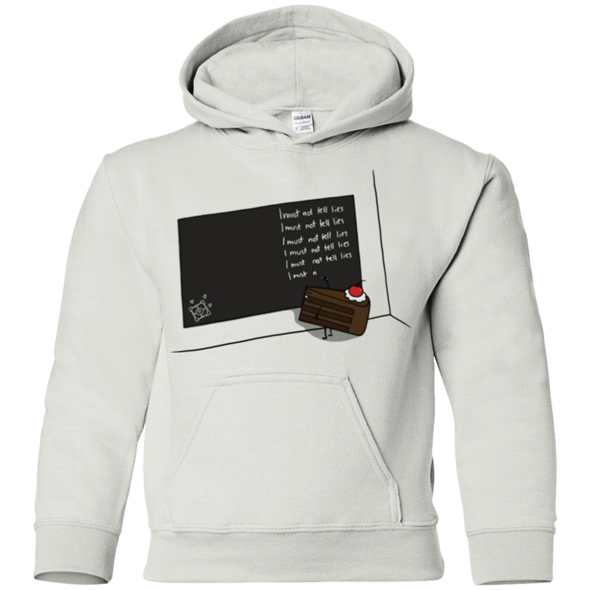 Sweatshirts White / YS The Cake is a Lie Youth Hoodie
