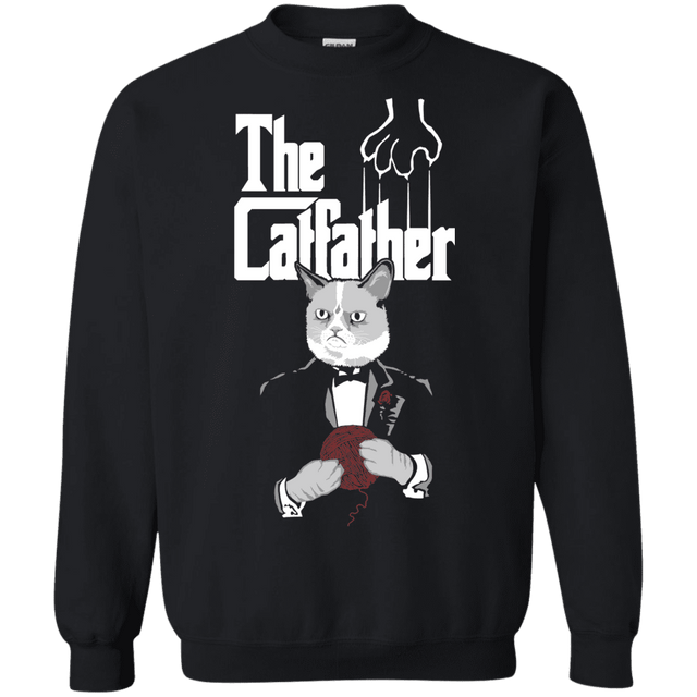 Sweatshirts Black / S The Catfather Crewneck Sweatshirt