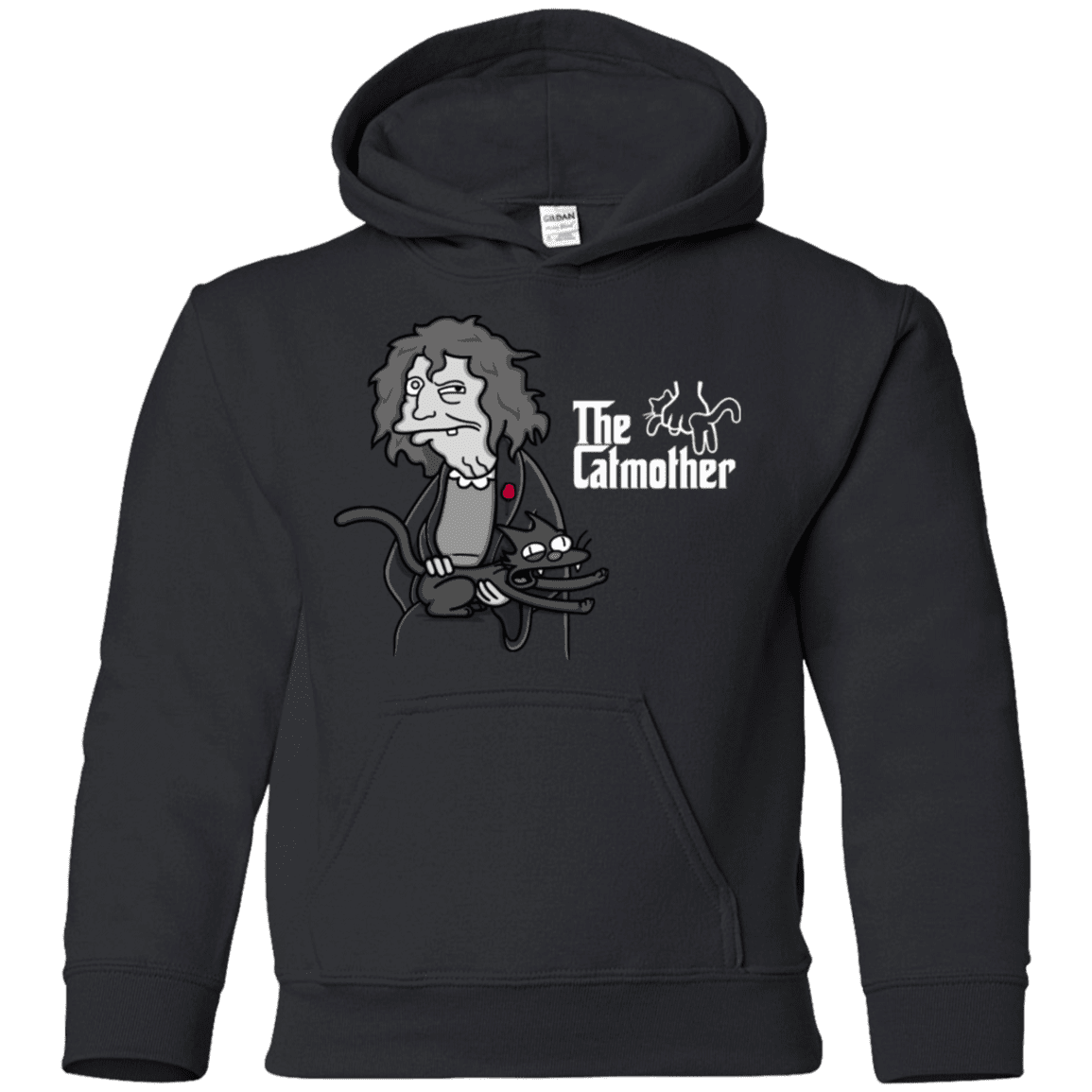 Sweatshirts Black / YS The Catmother Youth Hoodie