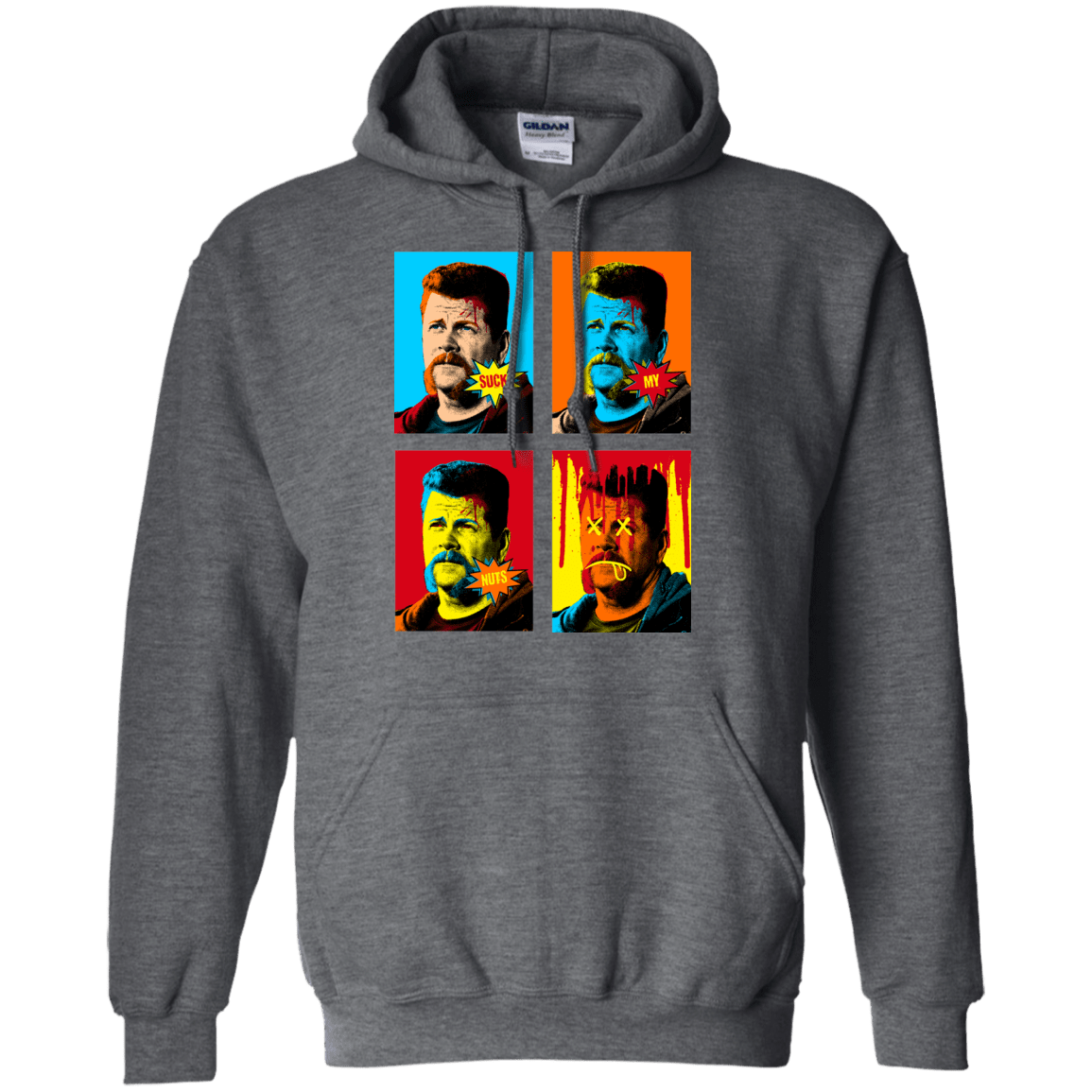 Sweatshirts Dark Heather / Small The Champ Pop Pullover Hoodie