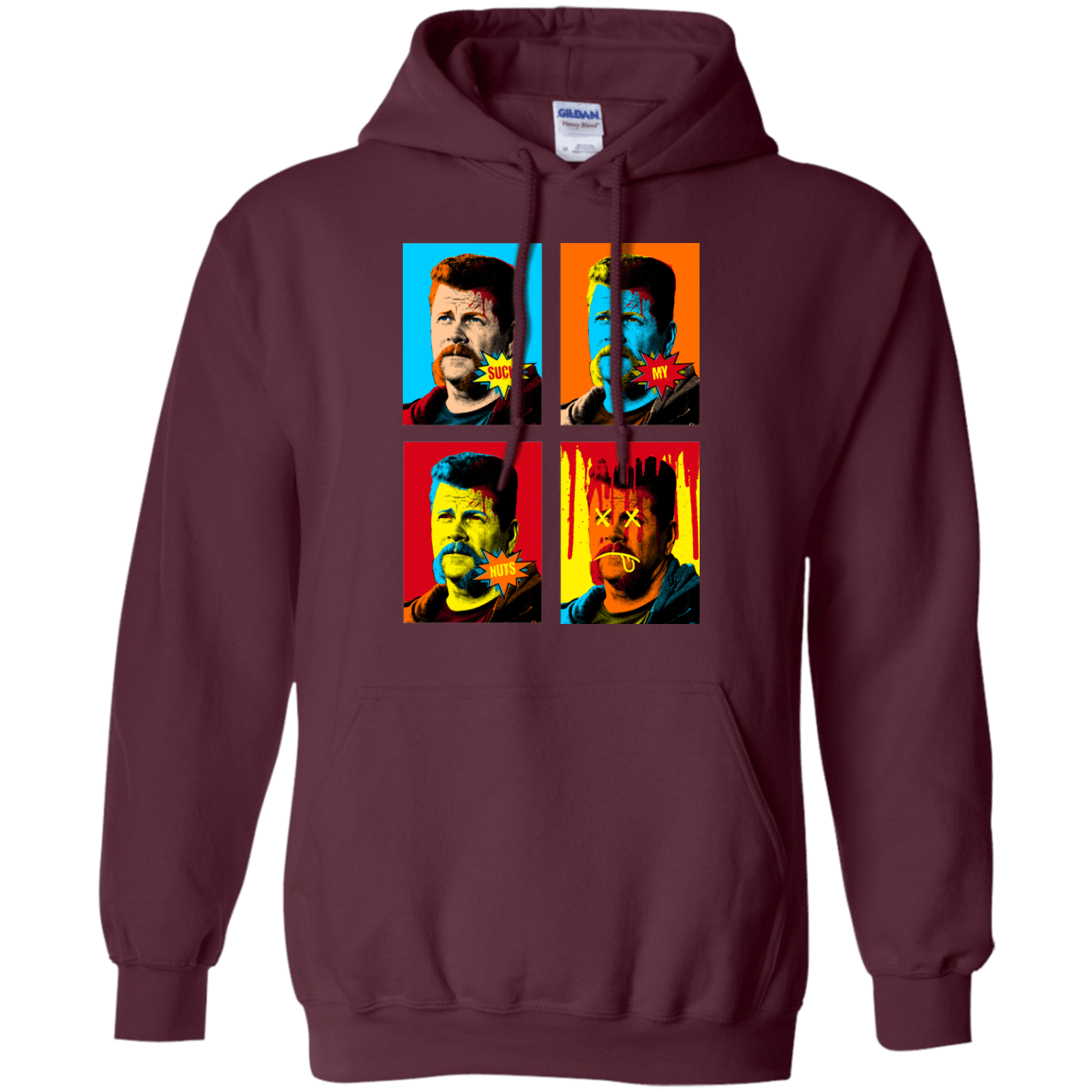 Sweatshirts Maroon / Small The Champ Pop Pullover Hoodie