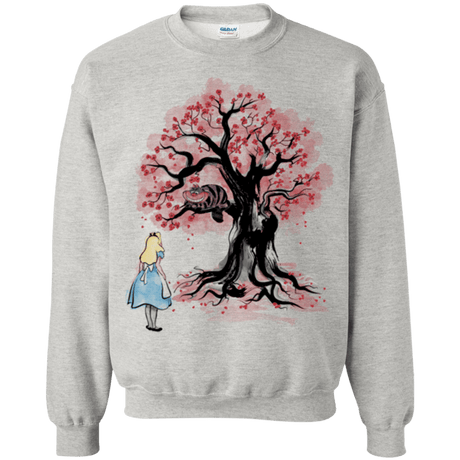 Sweatshirts Ash / Small The Cheshire's tree Sumi-e Crewneck Sweatshirt