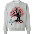 Sweatshirts Sport Grey / Small The Cheshire's tree Sumi-e Crewneck Sweatshirt