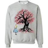 Sweatshirts Sport Grey / Small The Cheshire's tree Sumi-e Crewneck Sweatshirt