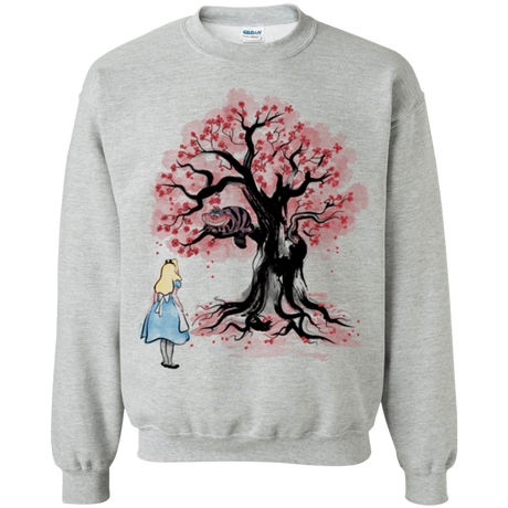 Sweatshirts Sport Grey / Small The Cheshire's tree Sumi-e Crewneck Sweatshirt