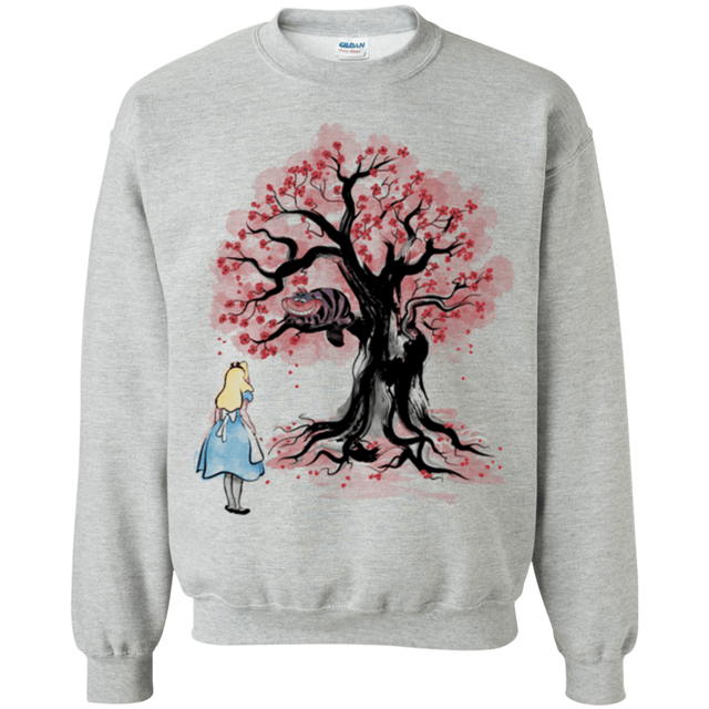 Sweatshirts Sport Grey / Small The Cheshire's tree Sumi-e Crewneck Sweatshirt