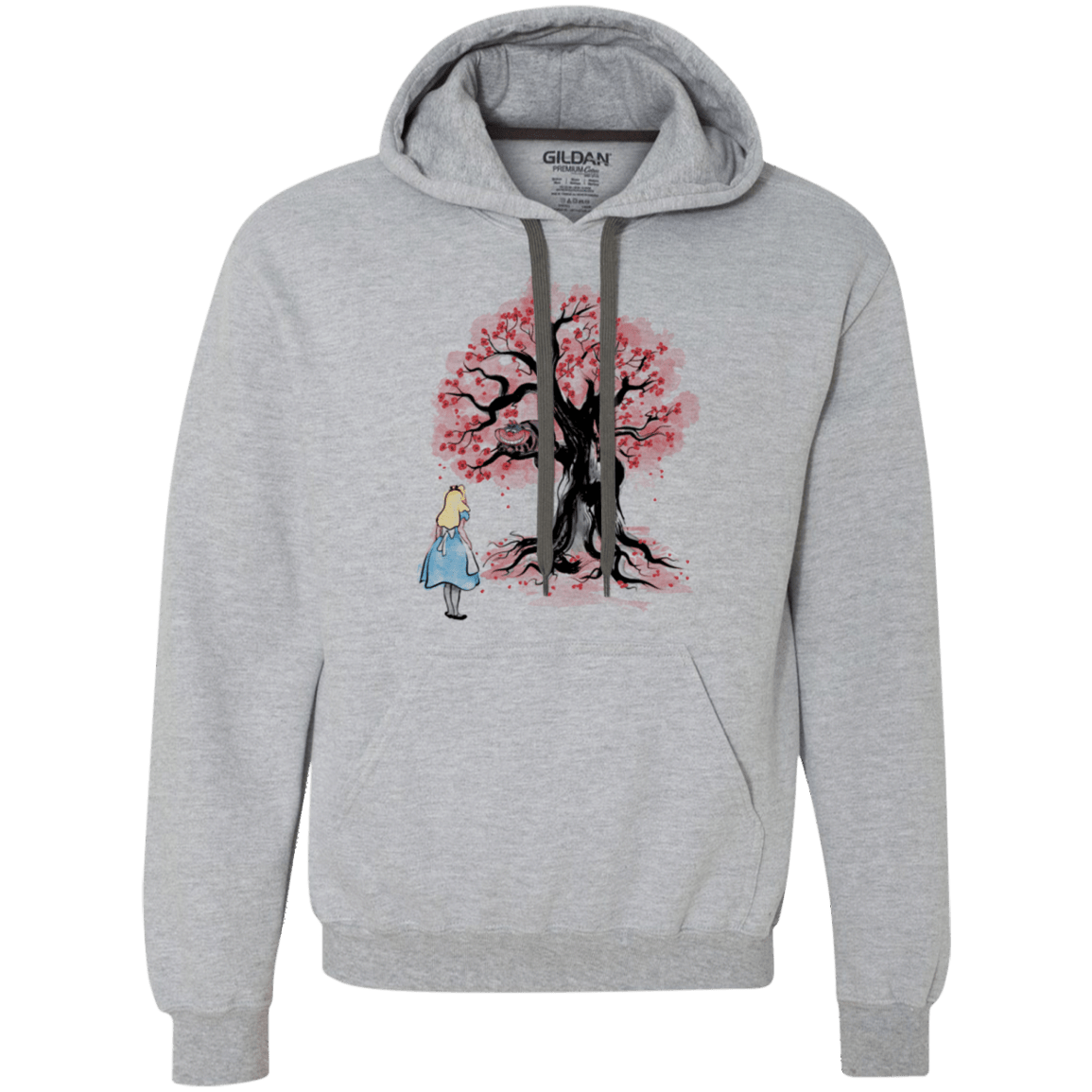 Sweatshirts Sport Grey / Small The Cheshire's tree Sumi-e Premium Fleece Hoodie