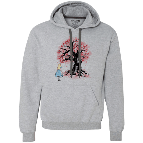Sweatshirts Sport Grey / Small The Cheshire's tree Sumi-e Premium Fleece Hoodie