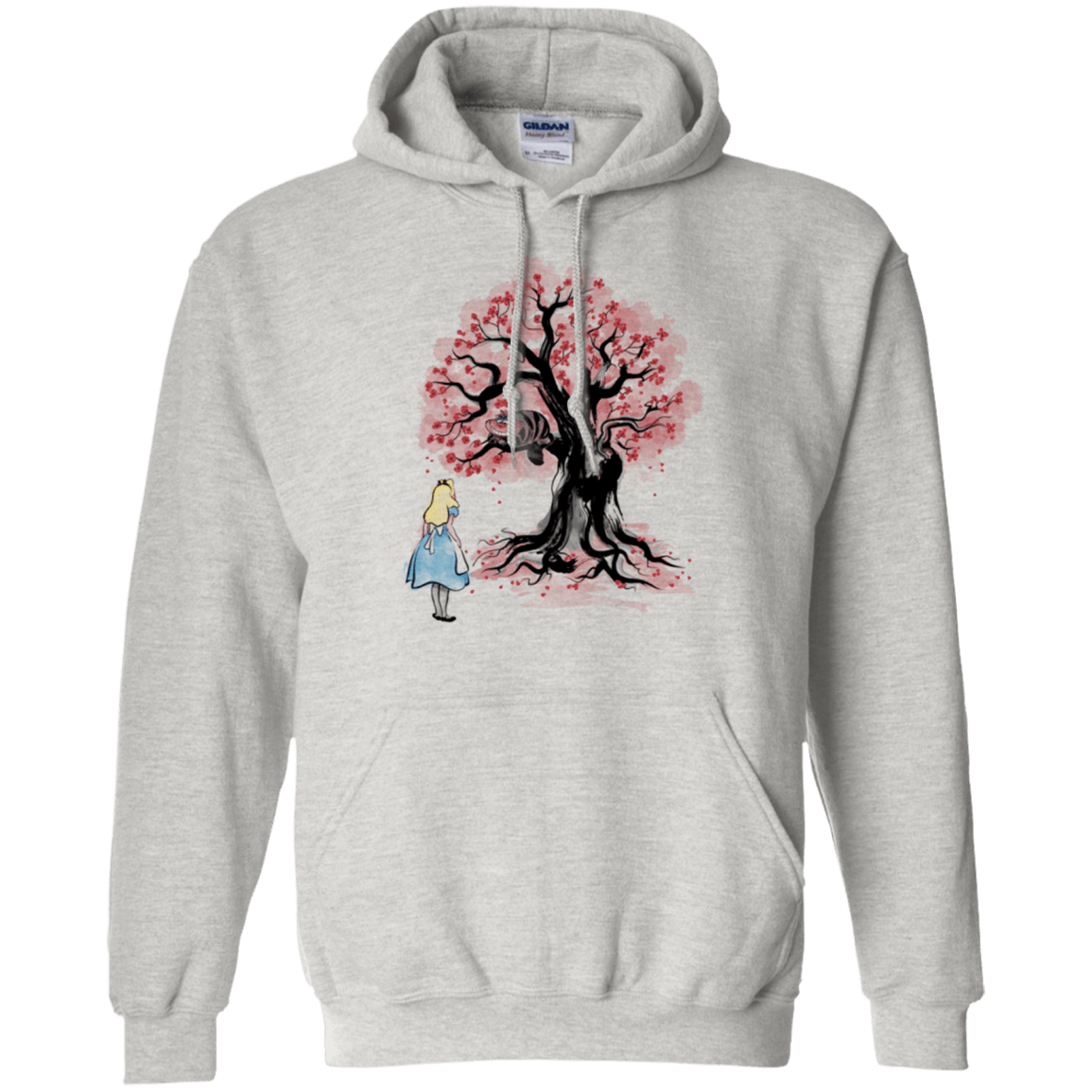 Sweatshirts Ash / Small The Cheshire's tree Sumi-e Pullover Hoodie