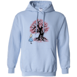 Sweatshirts Light Blue / Small The Cheshire's tree Sumi-e Pullover Hoodie