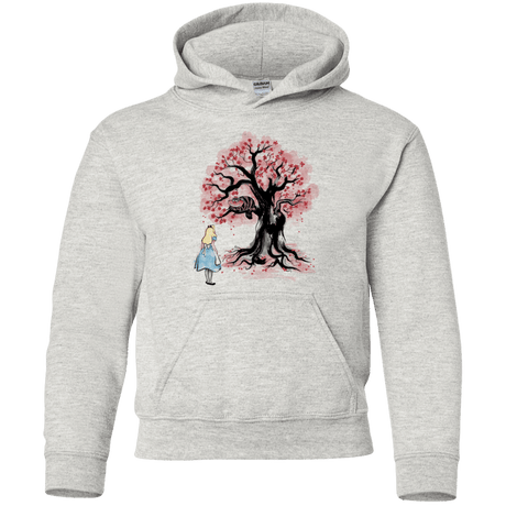 Sweatshirts Ash / YS The Cheshire's tree Sumi-e Youth Hoodie