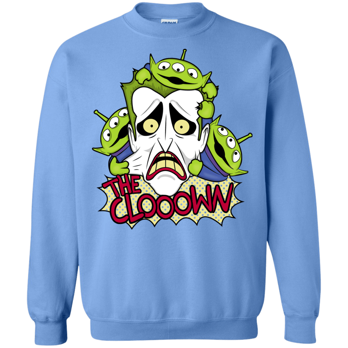 Sweatshirts Carolina Blue / Small The clooown Crewneck Sweatshirt