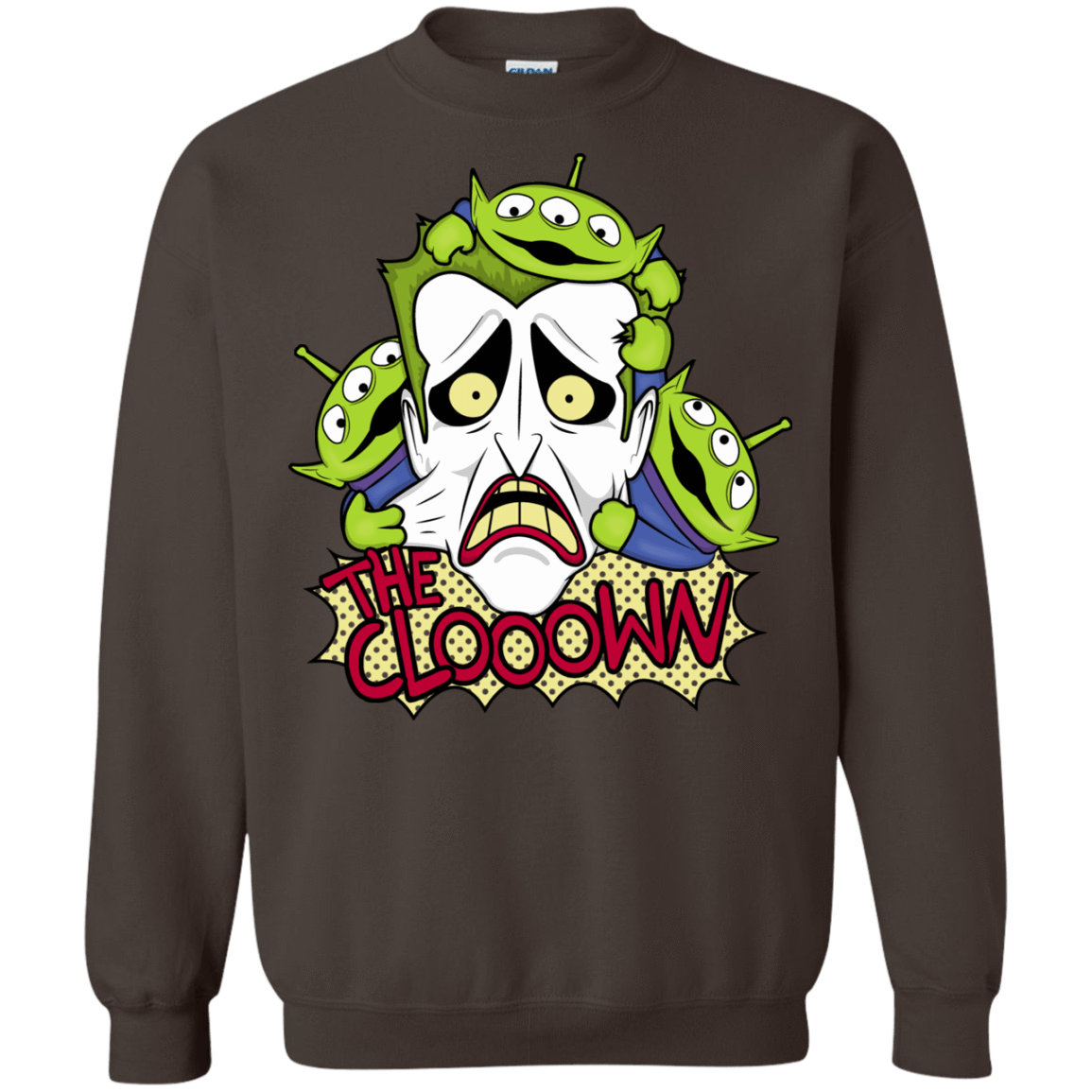 Sweatshirts Dark Chocolate / Small The clooown Crewneck Sweatshirt