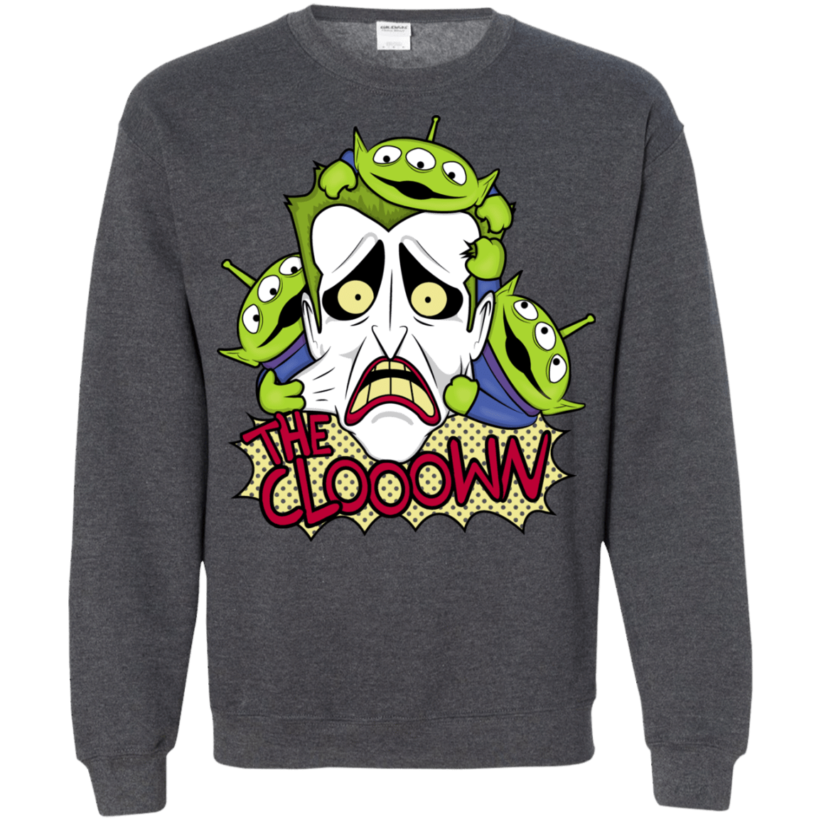Sweatshirts Dark Heather / Small The clooown Crewneck Sweatshirt