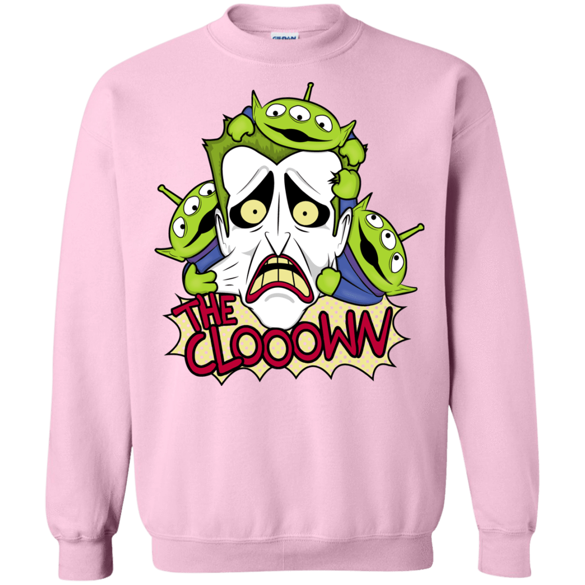 Sweatshirts Light Pink / Small The clooown Crewneck Sweatshirt