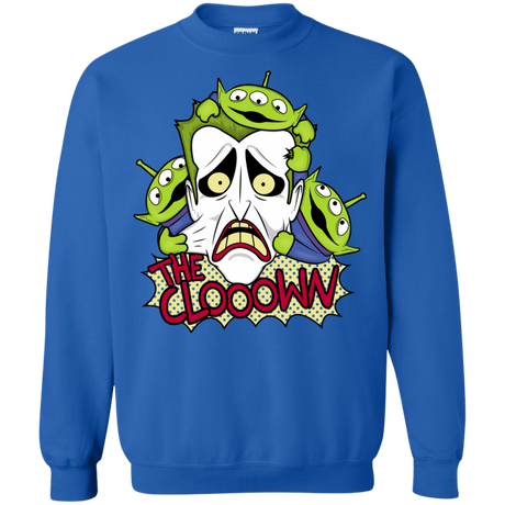 Sweatshirts Royal / Small The clooown Crewneck Sweatshirt