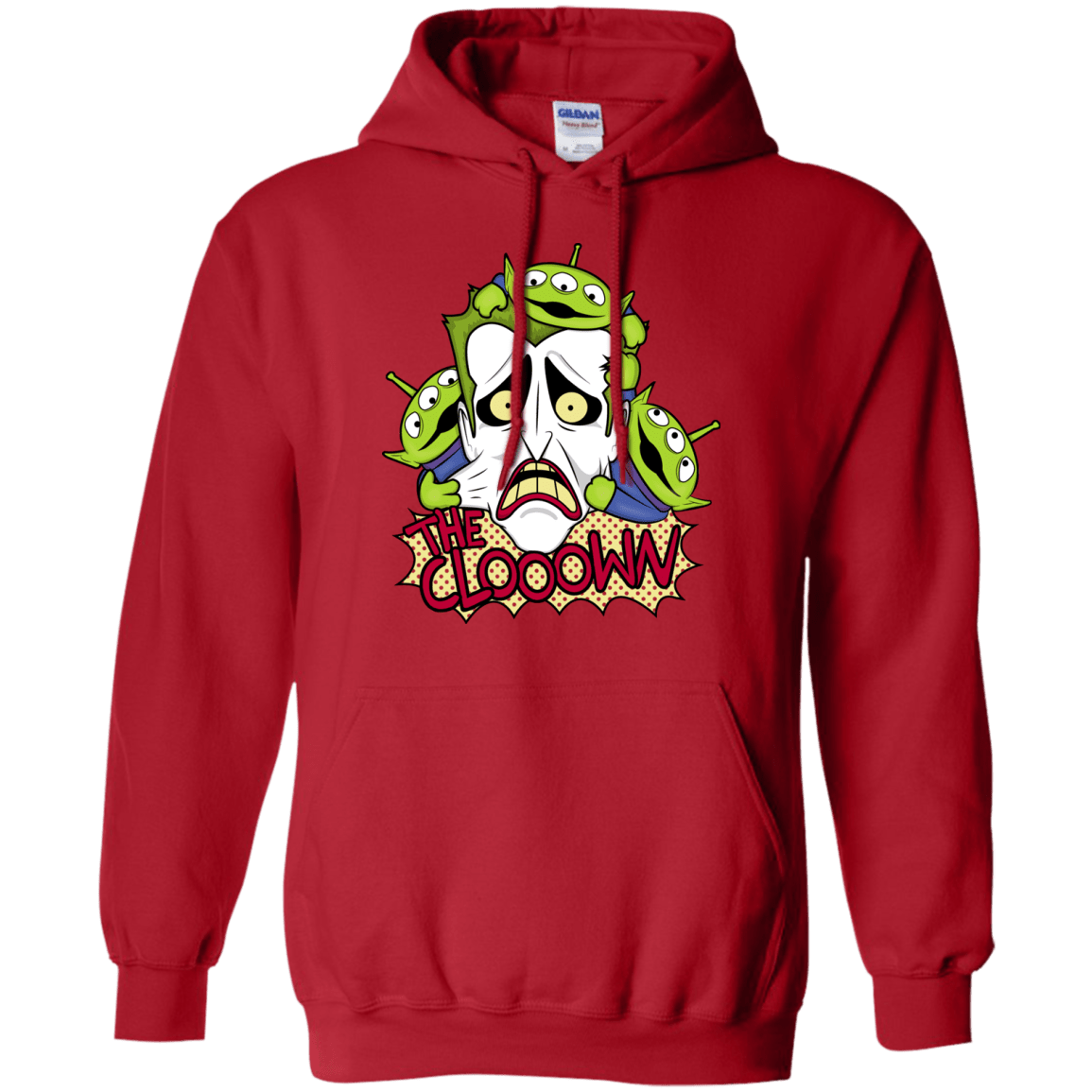 Sweatshirts Red / Small The clooown Pullover Hoodie