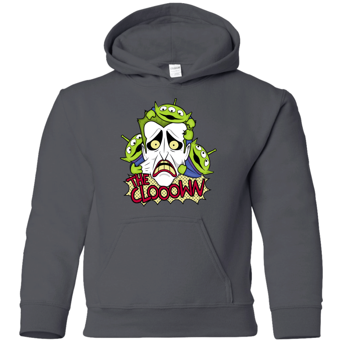 Sweatshirts Charcoal / YS The clooown Youth Hoodie