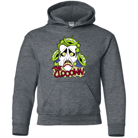 Sweatshirts Dark Heather / YS The clooown Youth Hoodie