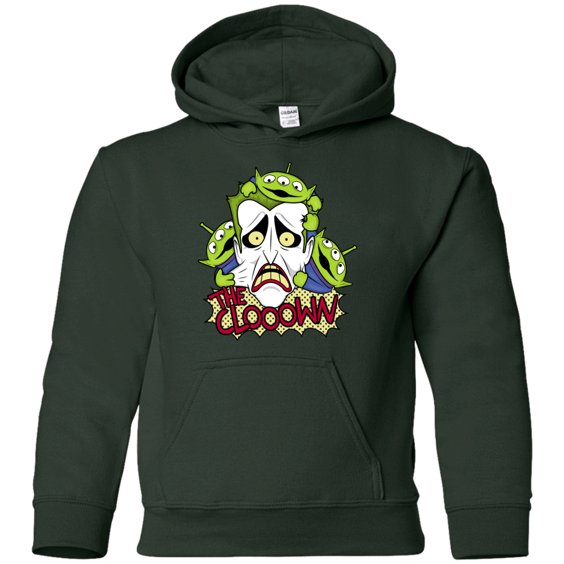 Sweatshirts Forest Green / YS The clooown Youth Hoodie