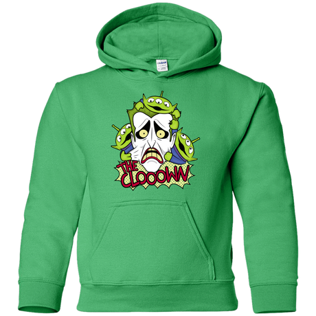 Sweatshirts Irish Green / YS The clooown Youth Hoodie