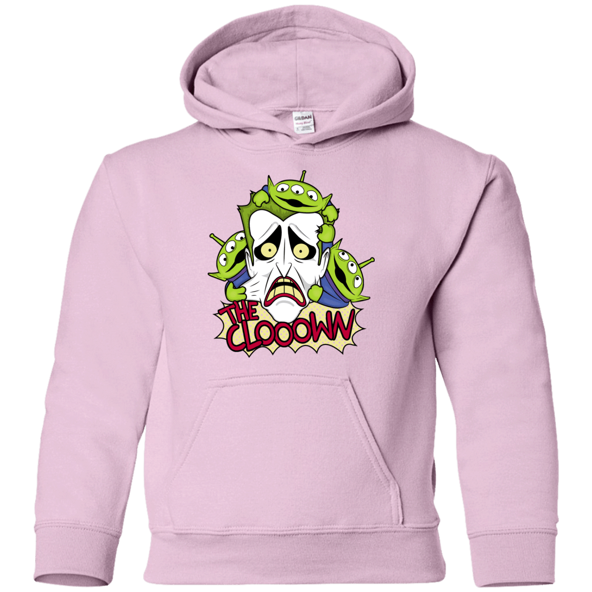 Sweatshirts Light Pink / YS The clooown Youth Hoodie
