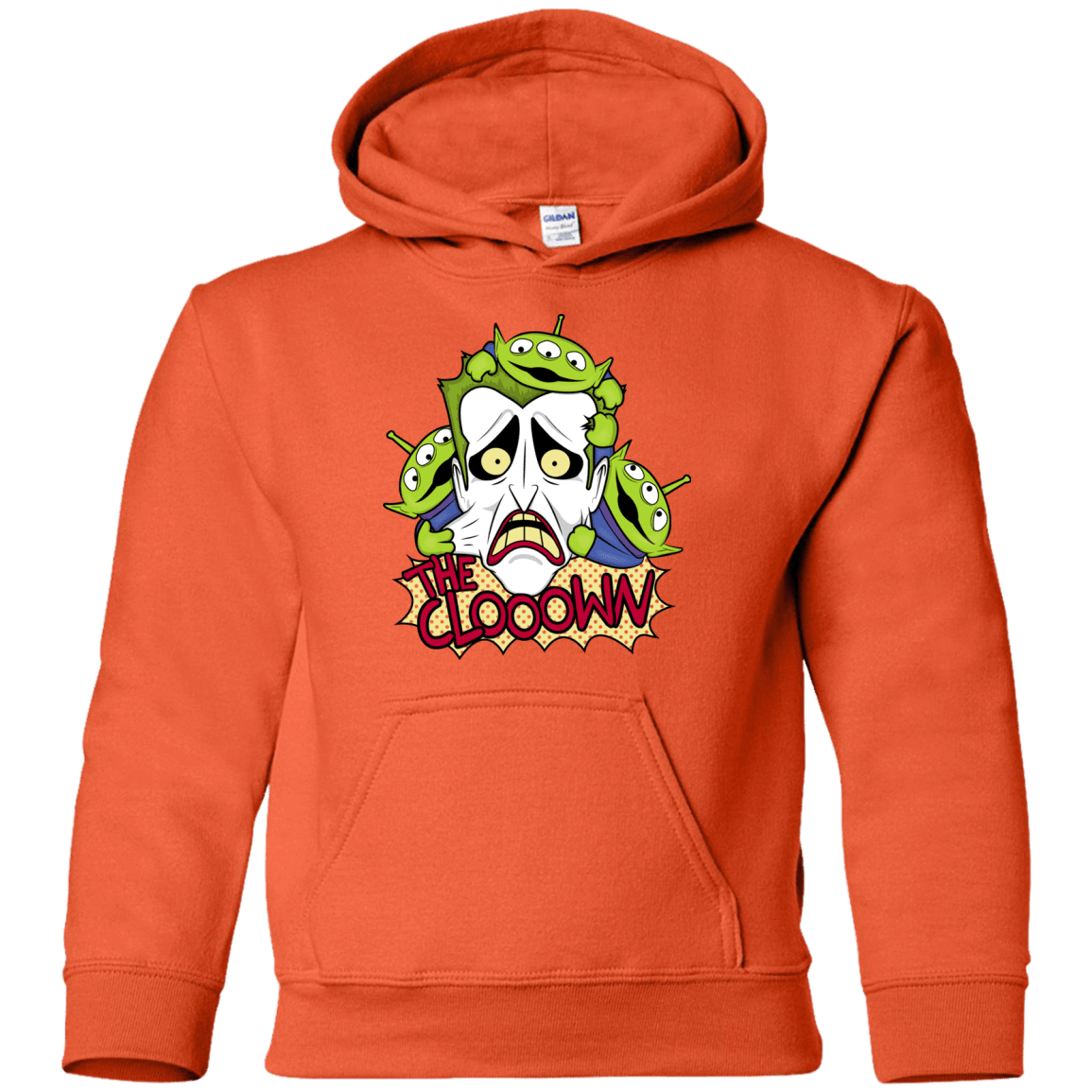 Sweatshirts Orange / YS The clooown Youth Hoodie