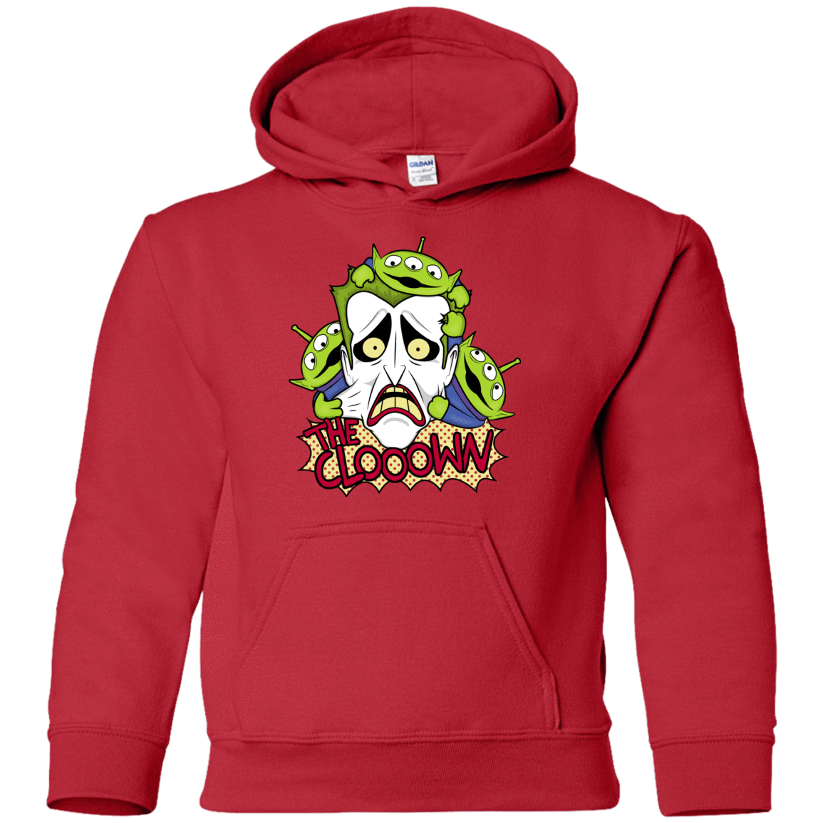 Sweatshirts Red / YS The clooown Youth Hoodie