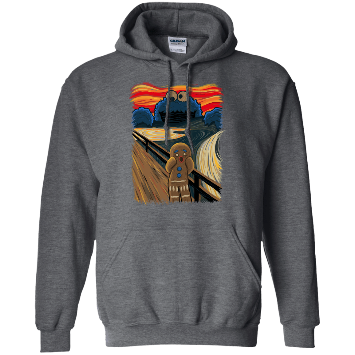 Sweatshirts Dark Heather / Small The Cookie Muncher Pullover Hoodie