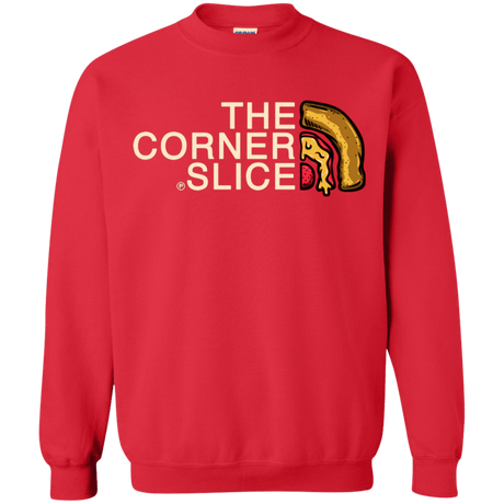 Sweatshirts Red / S The Corner Slice Crewneck Sweatshirt