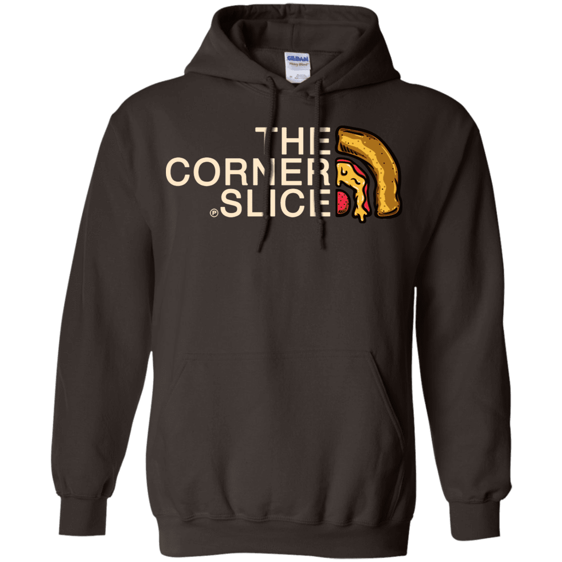 Sweatshirts Dark Chocolate / S The Corner Slice Pullover Hoodie