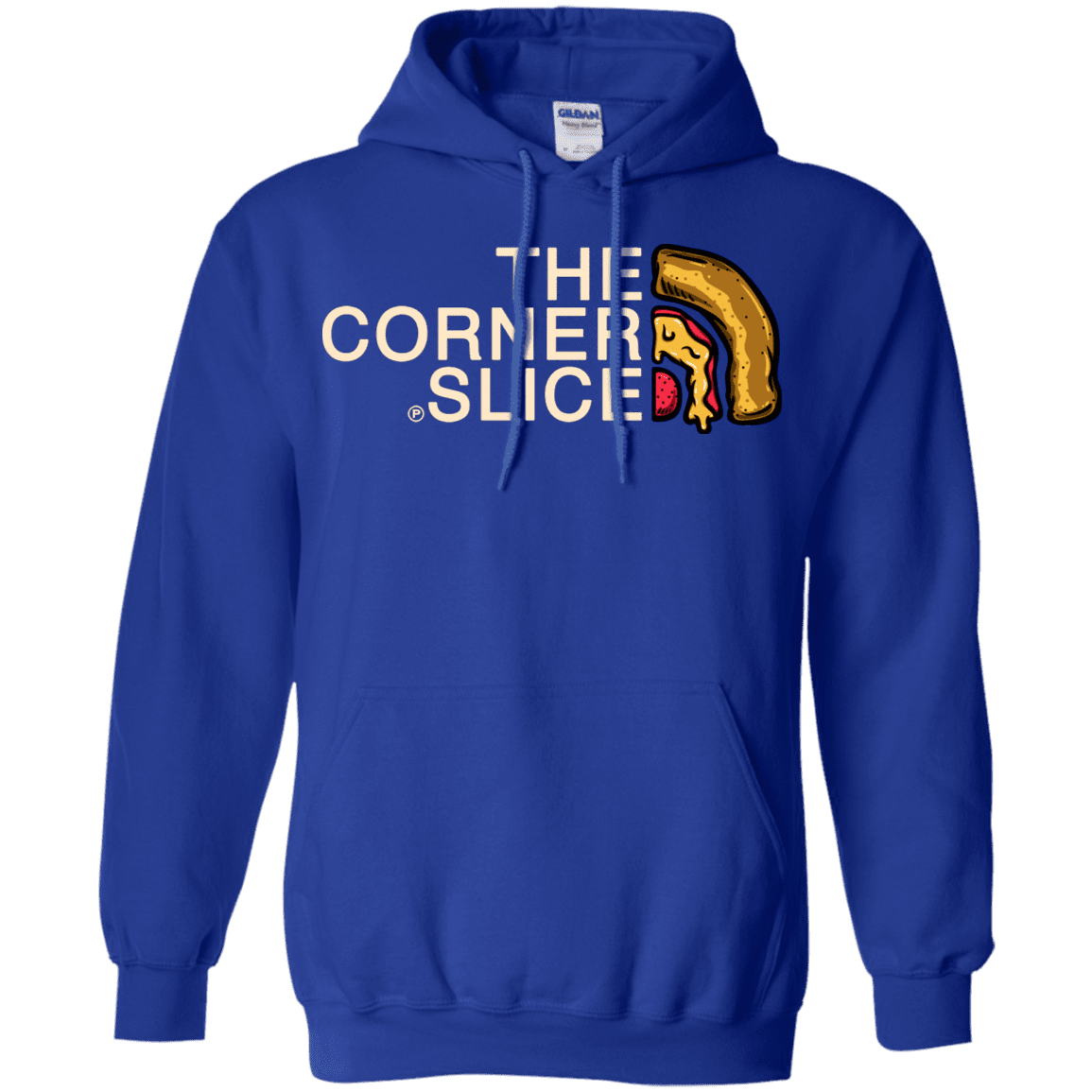 Sweatshirts Royal / S The Corner Slice Pullover Hoodie